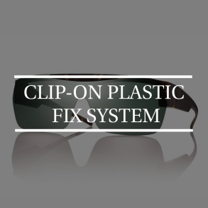 Clip on plastic fix system    