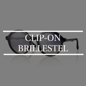 Brillestel med clip-on