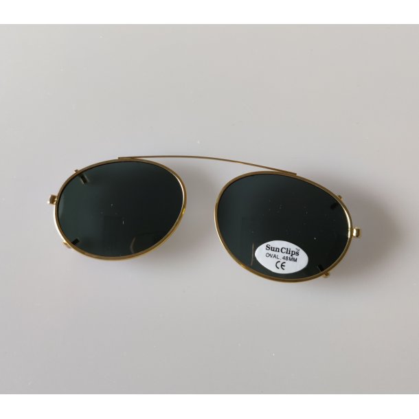 UDG. Sun Clip Oval Gr/Guld 48 mm - Udget spar 20%