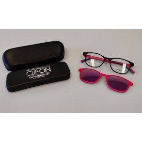 UDG. Ung Matt Sort/Pink 50-16 m. clip-on - Spar 20%