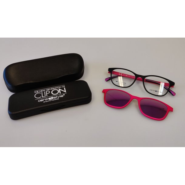 UDG. Ung Matt Sort/Pink 50-16 m. clip-on - Spar 20%