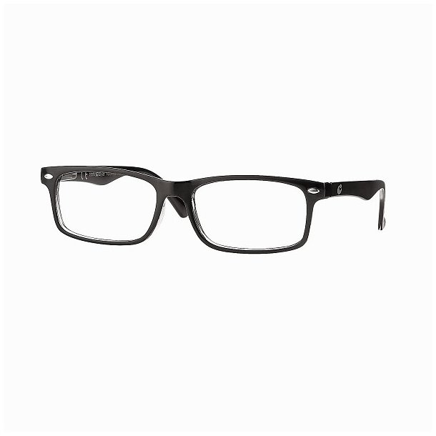 Lsebrille model Square "Easy Collection"  +1,75|Black/Crystal