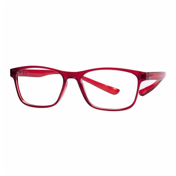 Lsebrille - Model "Smart Collection" +1,00|Shiny Crystal red