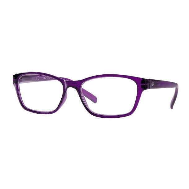 Lsebrille - Model "Easy Collection"  +2,00|Shiny Purple