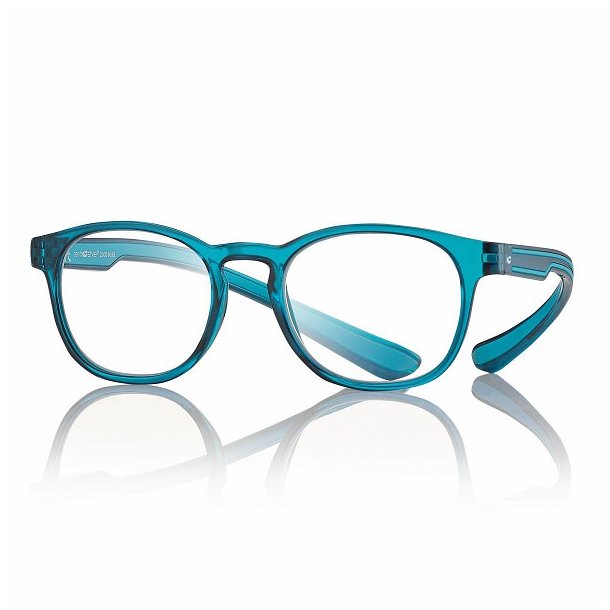 Lsebrille m/Blue Light Filter - Model "Design Collection" +3,00|Shiny Petrol