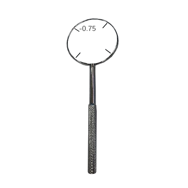 Cross cylinders +-0.75D