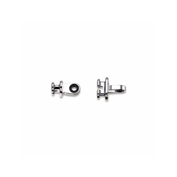 Hidden hinges - Oval plate