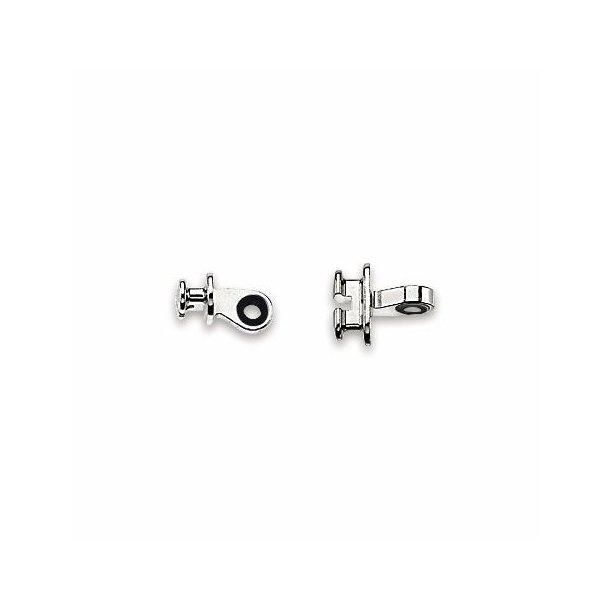 Hidden hinges - Oval plate