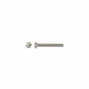 Nickelsilver screws allthreadstar largeheadH2.55 M1.2 L13mm