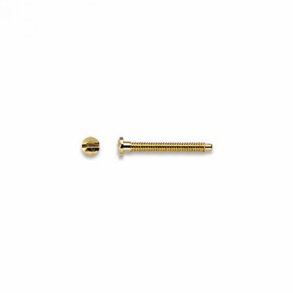 Nickel silver screws gold colour all thread H2.5 M1.4 L13mm.