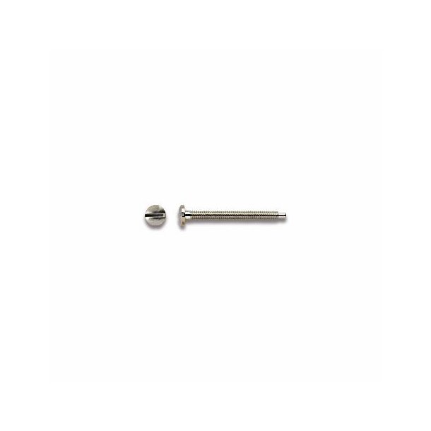 Skruer for acetat stnger - slv og rustfrit stl - 100 stk. 1.40mm|2,5|13,0 mm
