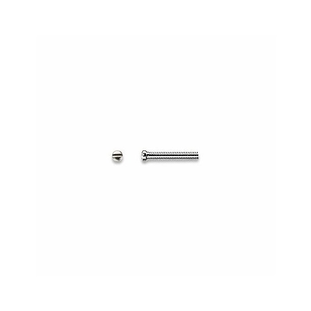 Silver screws for metal - 100 Pcs. 1.40mm|1,8|9,5 mm|Slv