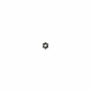 Black star nuts M1,4mm.colourgun for rimless frames screws
