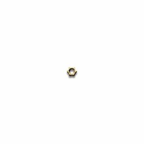 Star nuts gold colour M1,4mm.H2,6 for rimless frames screws