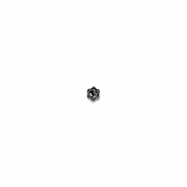Black dome nuts M1,4  K2,2 L=2,0mm. for rimless screws