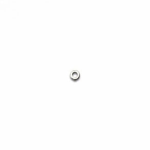 Flat metal nickelsilver washers D=1.45x1,85mm.