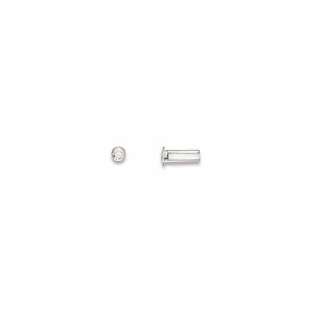 Single plastic pin mediumhard f.Rimless frames D=1.5 L5.0mm