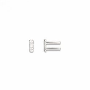 Plastic mediumhard double rivets 3x1,5x7,4mm.f.rimlessframes