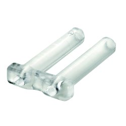 Hollow plastic double rivets 1.4 mm. for rimless, hard - 50 stk.