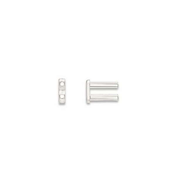 Double hollow plastic pin D=1,5 mm L=7,80mm.