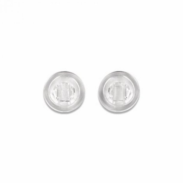 Symmetrical silicone pads D=9,0 mm. push-on 100pcs.