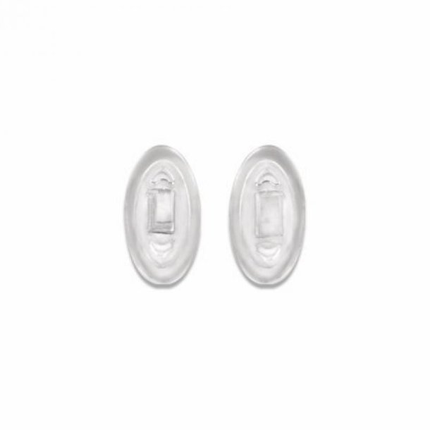 Symmetrical silicone pads 13mmpush-on 100pcs.