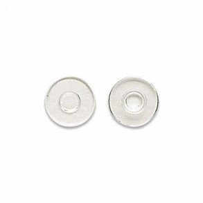 Round silicone pad for titanium frames 9.5mm 1000p.