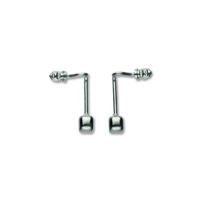 Titanium sidestegsarme m. skrue (2 par)