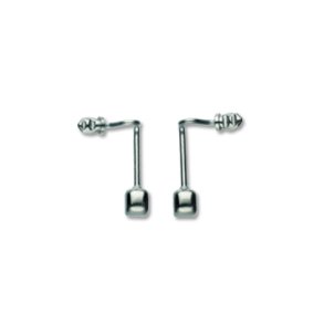 Titanium sidestegsarme m. skrue (2 par) Stl