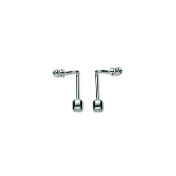 Titanium sidestegsarme m. skrue (2 par) Stl