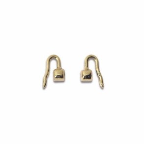 Gold colour pad arms screw fixing 17mm 10pcs.