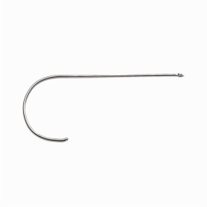 Silver curled metal sides 0,95 L105mm. M1,4mm.