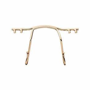 Titanium nose bridge gold coloured 30mm.
