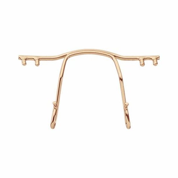 Titanium nose bridge gold colour 32 mm.