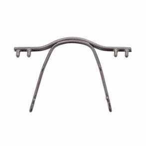 S/Steel nose bridge shiny gun 32mm.