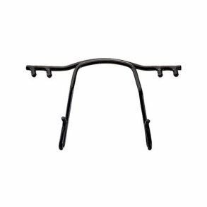 S/Steel nose bridge shiny black 30mm.