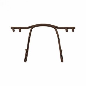 S/Steel nose bridge shiny brown 30mm.