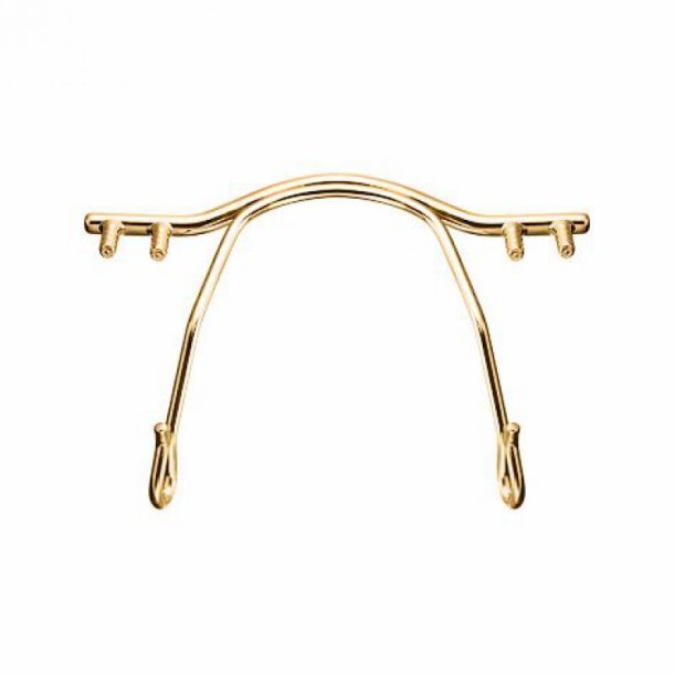 Titanium nose bridge shiny gold 30mm.