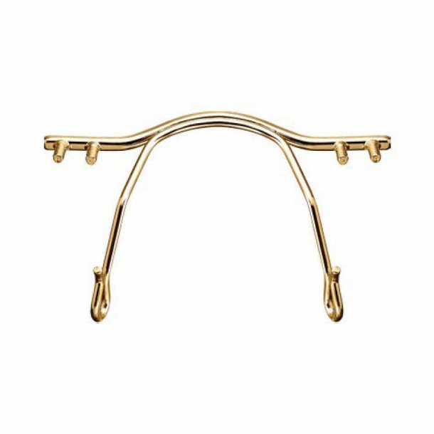 Titanium nose bridge shiny gold 32mm.