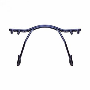 Titanium nose bridge shiny blue 32mm.