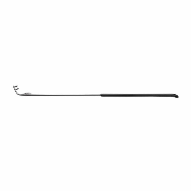 Titanium temples shiny gun f.rimless2,7x140mm.f.plast.pins