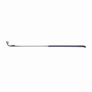 Titanium temples shiny blue f.rimless2,7x140mm.f.plast.pins