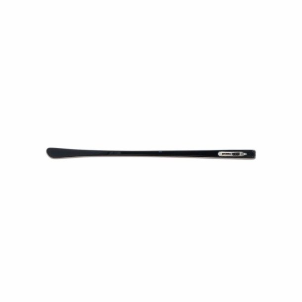 Black flexible acetate sides for kids L125 W5,8H1.2mm.M1,4