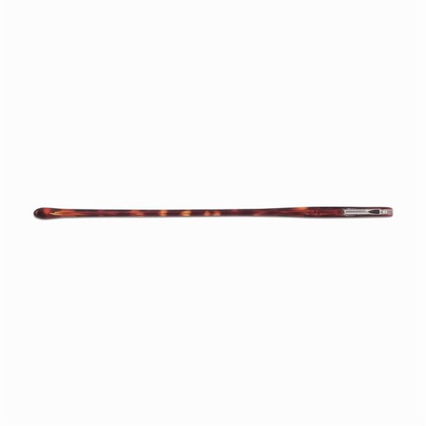Dark tortoise thin flexible acetate sides L135 W3.5mm.H0.8mm