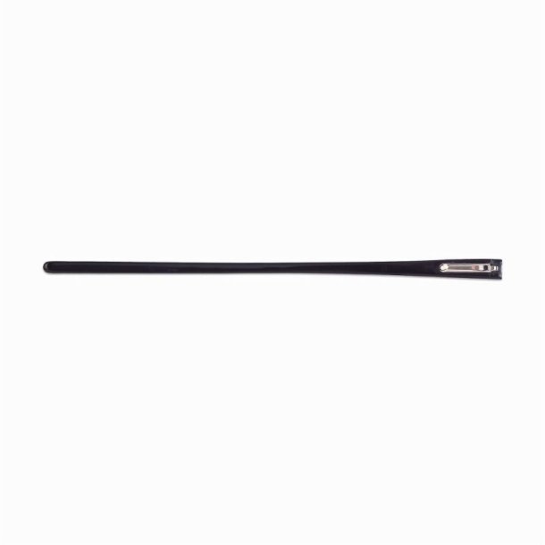 Black flexible acetate sides L 135mm. W.6.30 H1.2mm.