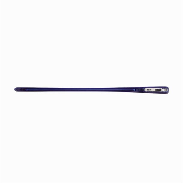 Blue medium flexible acetate sides L135 6,3x1,2mm. wide