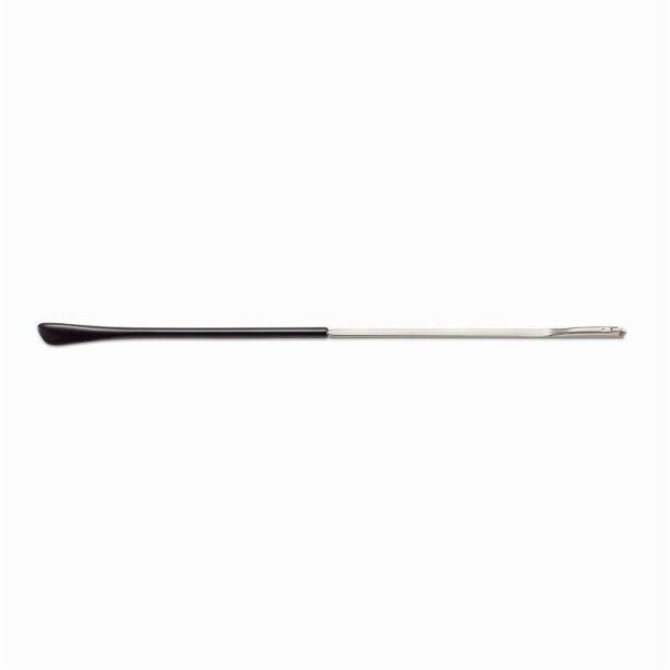 Silver coloured flex sideL140x1,0 W.2.6mm w.integrated hinge