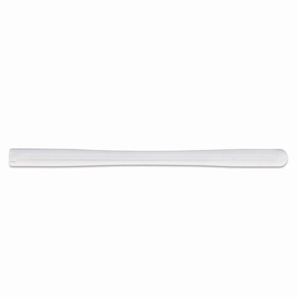 Special temple tips for flat sides, silicone with special hole Clear|75mm