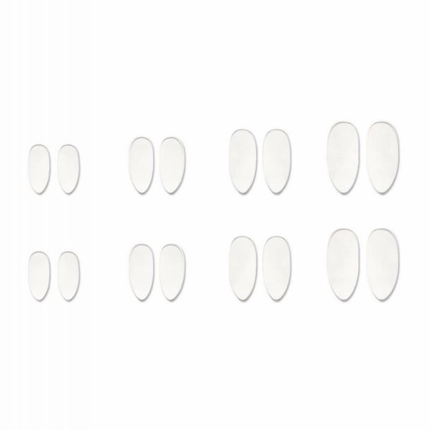 Set of adhesive nose pads in 8 sizes (80 stk)