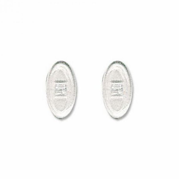 Symmetrical push-on silicone pads 13mm (100 stk)